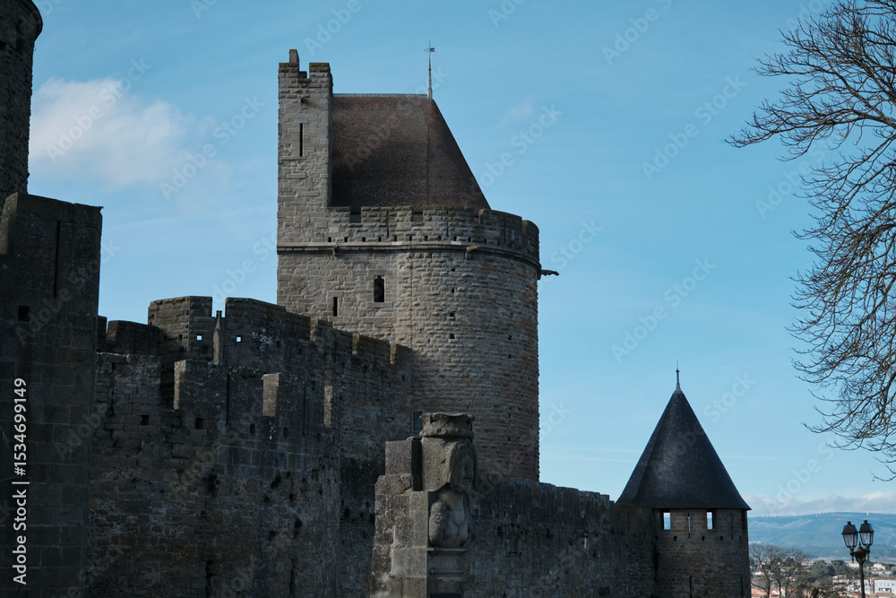 Fototapeta premium Medieval castle in France