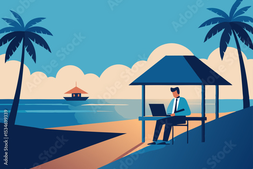 romantic couple on the beach
