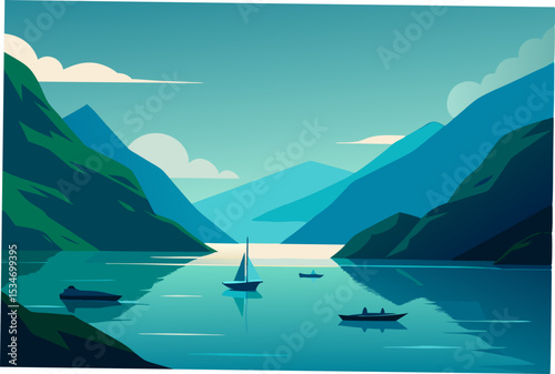 boat on the sea