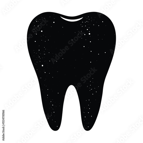 dentist element isolated tooth mold on white background