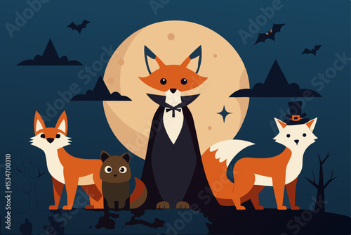 fox in the woods