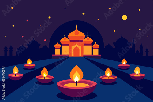 candles in the night