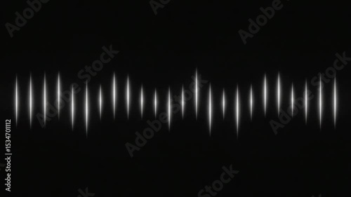Abstract sound wave pattern on a dark background, symbolizing audio technology and music
