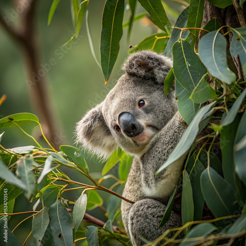 koala bear in tree