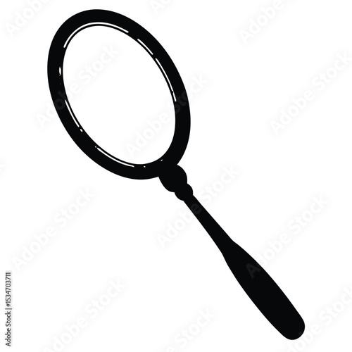 dentist element isolated dental mirror on white background