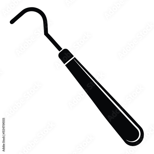 dentist element isolated dental scaler set on white background
