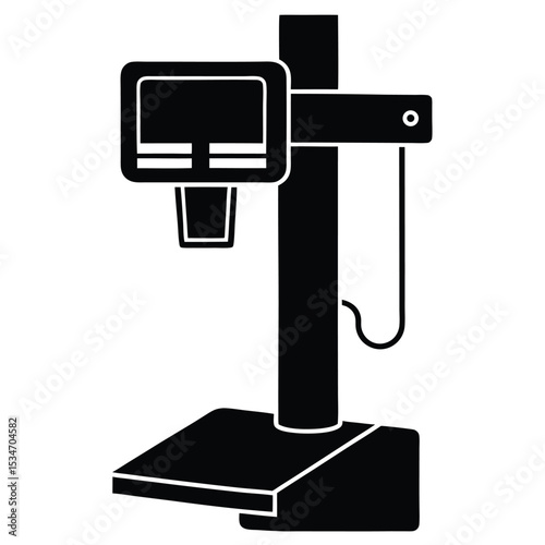 dentist element isolated dental x ray machine on white background