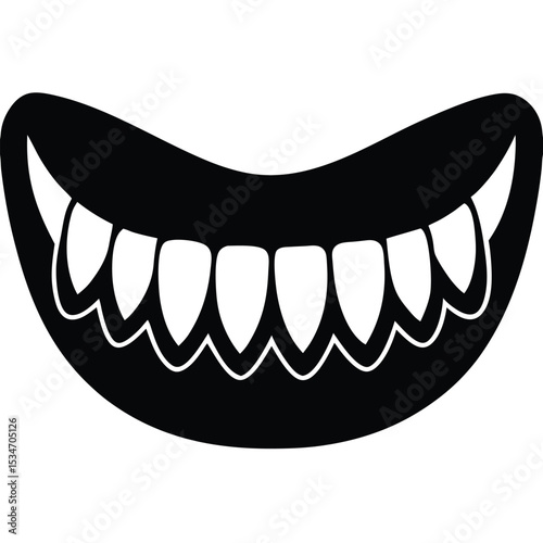 dentist element isolated jaw model on white background