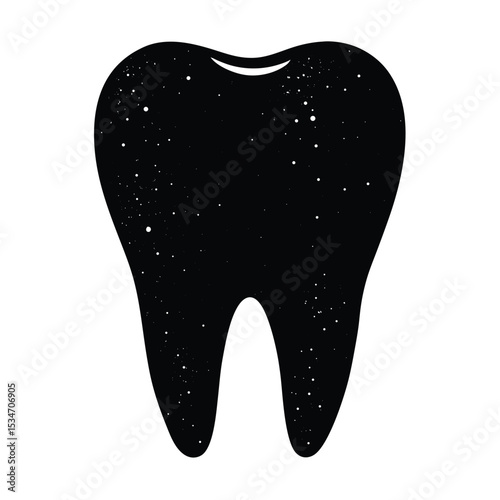 dentist element isolated tooth mold on white background