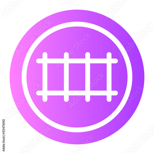 railway gradient icon
