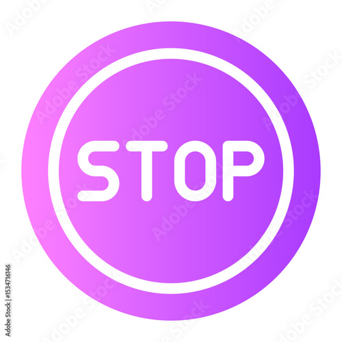 stop gradient icon