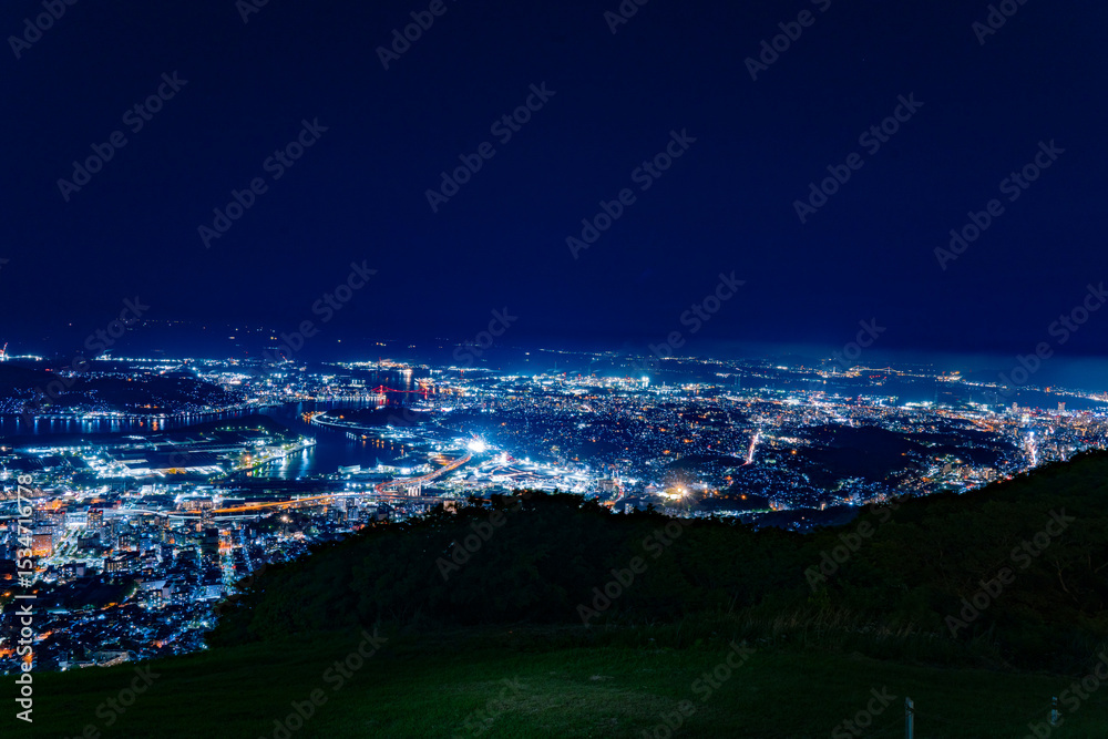 Fototapeta premium 新日本三大夜景 皿倉山