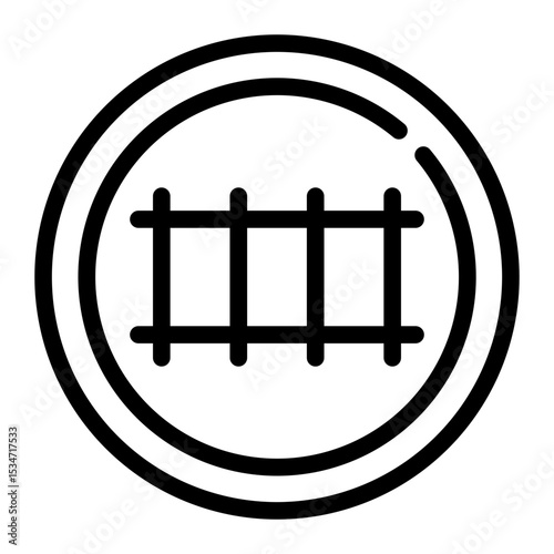 railway line icon