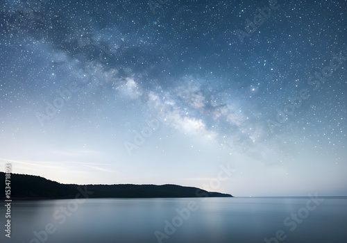 Summer night sky background