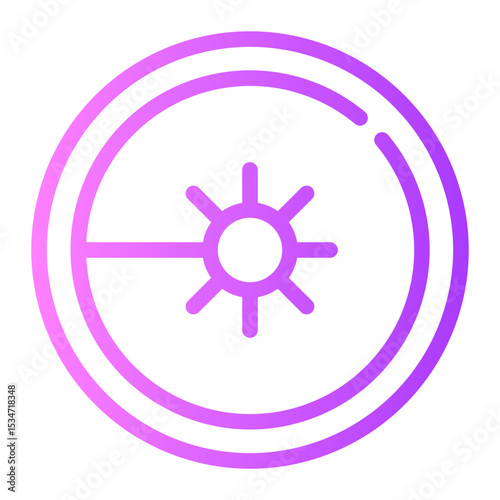 laser gradient icon