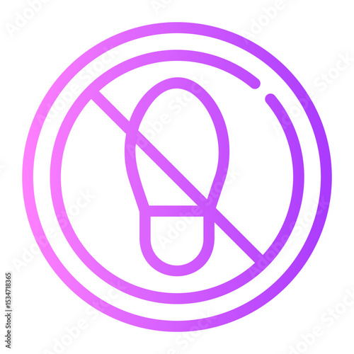 no step gradient icon