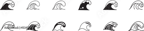 Various Swirl Designs for Decorative and Digital Art.