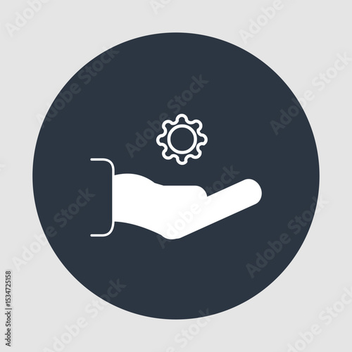 Technical support, smart arts for ux ui, new modern symbol, editable icon for project, vector illustration file, popular icon isolated.