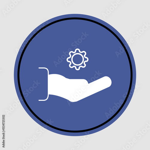 Technical support, smart arts for ux ui, new modern symbol, editable icon for project, vector illustration file, popular icon isolated.