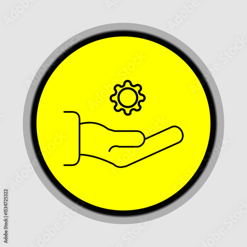 Technical support, smart arts for ux ui, new modern symbol, editable icon for project, vector illustration file, popular icon isolated.