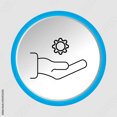 Technical support, smart arts for ux ui, new modern symbol, editable icon for project, vector illustration file, popular icon isolated.