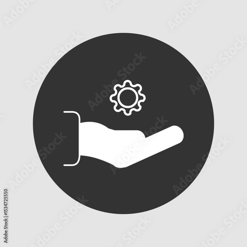 Technical support, smart arts for ux ui, new modern symbol, editable icon for project, vector illustration file, popular icon isolated.