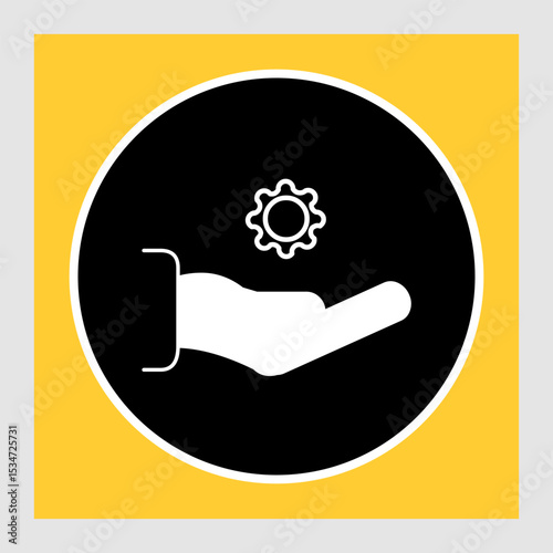 Technical support, smart arts for ux ui, new modern symbol, editable icon for project, vector illustration file, popular icon isolated.
