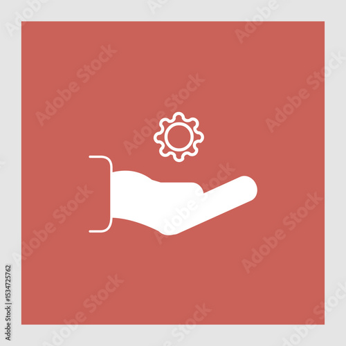 Technical support, smart arts for ux ui, new modern symbol, editable icon for project, vector illustration file, popular icon isolated.