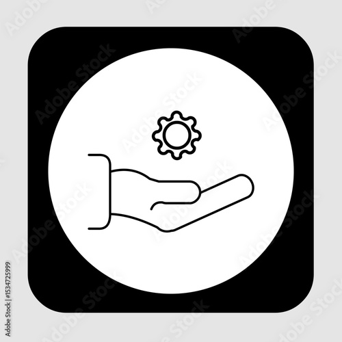 Technical support, smart arts for ux ui, new modern symbol, editable icon for project, vector illustration file, popular icon isolated.