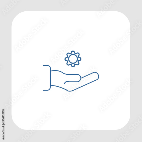 Technical support, smart arts for ux ui, new modern symbol, editable icon for project, vector illustration file, popular icon isolated.