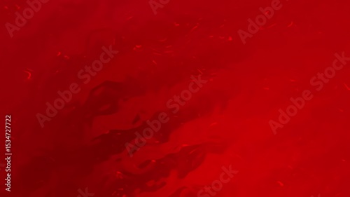 Red surface with slight imperfections.