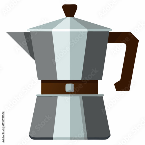 coffee maker vector illustration isolated on white, kitchen utensil, suitable for icon, graphic element, and others