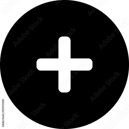 plus circle vector ui icon