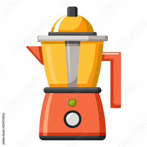 juicer colorful vector illustration