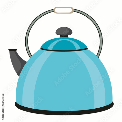 kettle colorful vector illustration