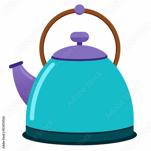 kettle colorful vector illustration