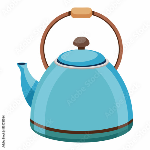 kettle colorful vector illustration