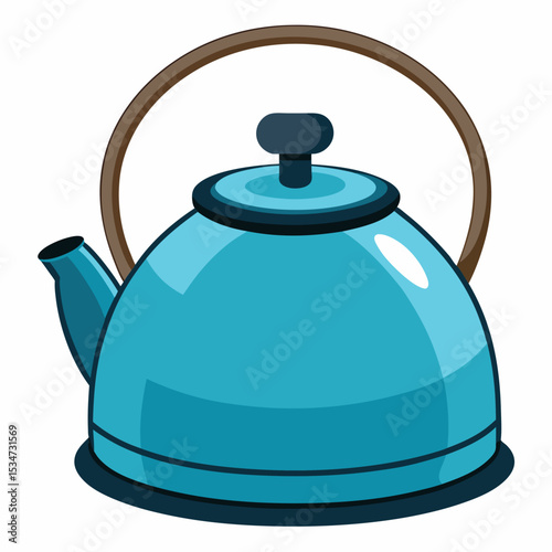 kettle colorful vector illustration