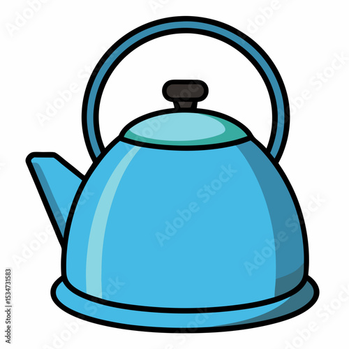 kettle colorful vector illustration