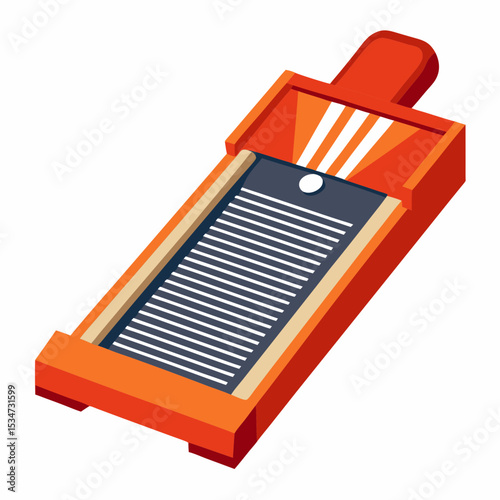 mandolin slicer colorful vector illustration