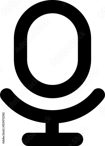 record vector ui icon