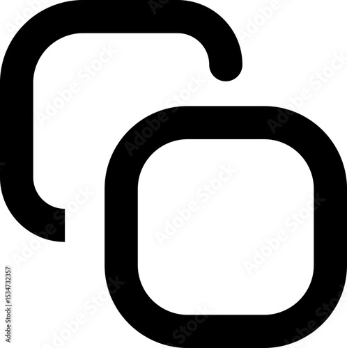 duplicate vector ui icon