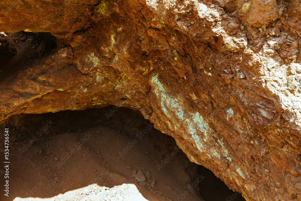 Fototapeta premium Mineral Exploration in the Atacama Desert – Drill Rigs and Test Excavations in Northern Chile