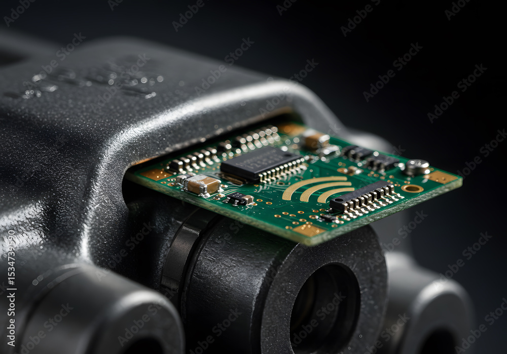 Fototapeta premium Closeup circuit board technology image