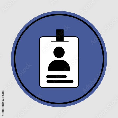 ID card icons, smart arts for ux ui, new modern, editable icon for project, vector illustration file, popular icon isolated.