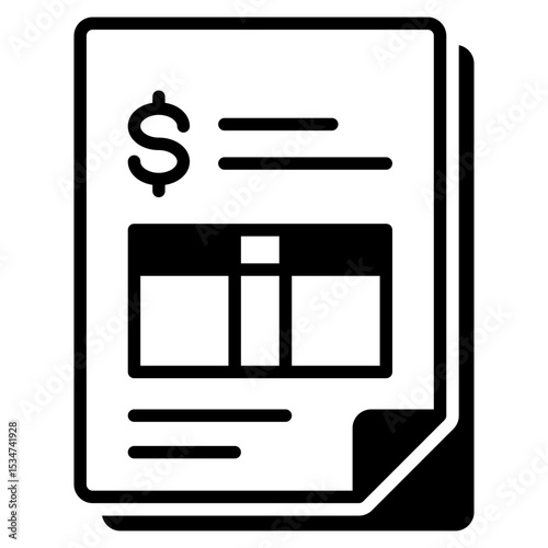 Statement outline mixed icon
