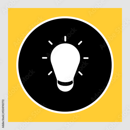 Idea icon, new modern icon for ux ui, editable for project, vector illustration file, popular icon isolated.
