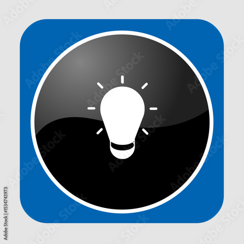 Idea icon, new modern icon for ux ui, editable for project, vector illustration file, popular icon isolated.