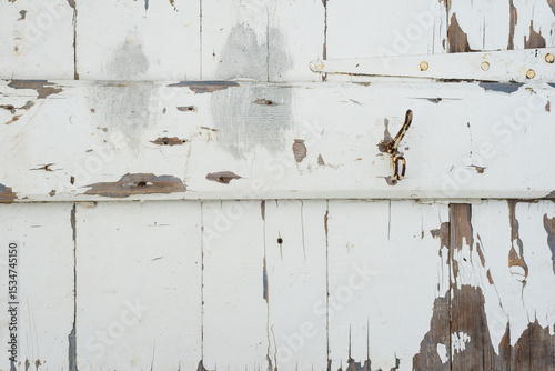 background of a timber door with peeling paint