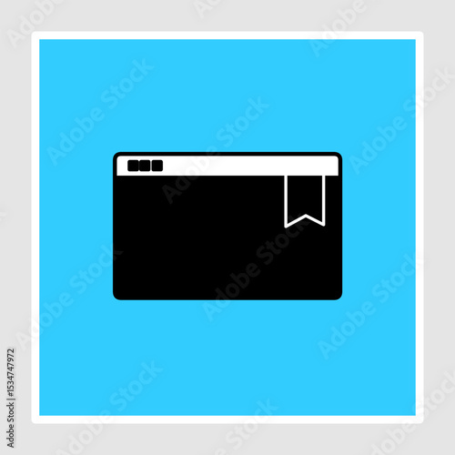 Bookmark icon, smart icon for ux ui, new modern, editable for project, vector illustration file, popular icon isolated.